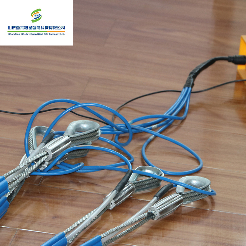 Grain Wheat Corn Soybeans Silo Used Temperature Monitoring 18b20 Sensors Cables System