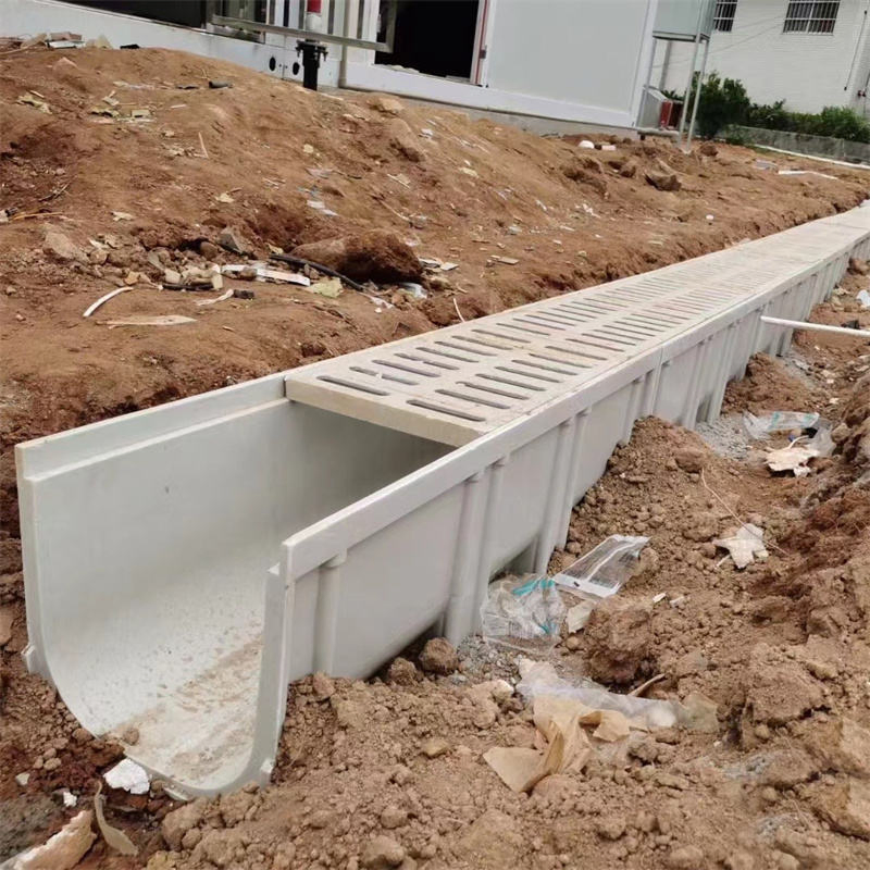 Eco-Friendly U-Shaped Drainage Ditch for Efficient Water Management