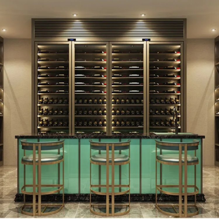 Versatile Wine Storage Solution with Temperature Control Technology