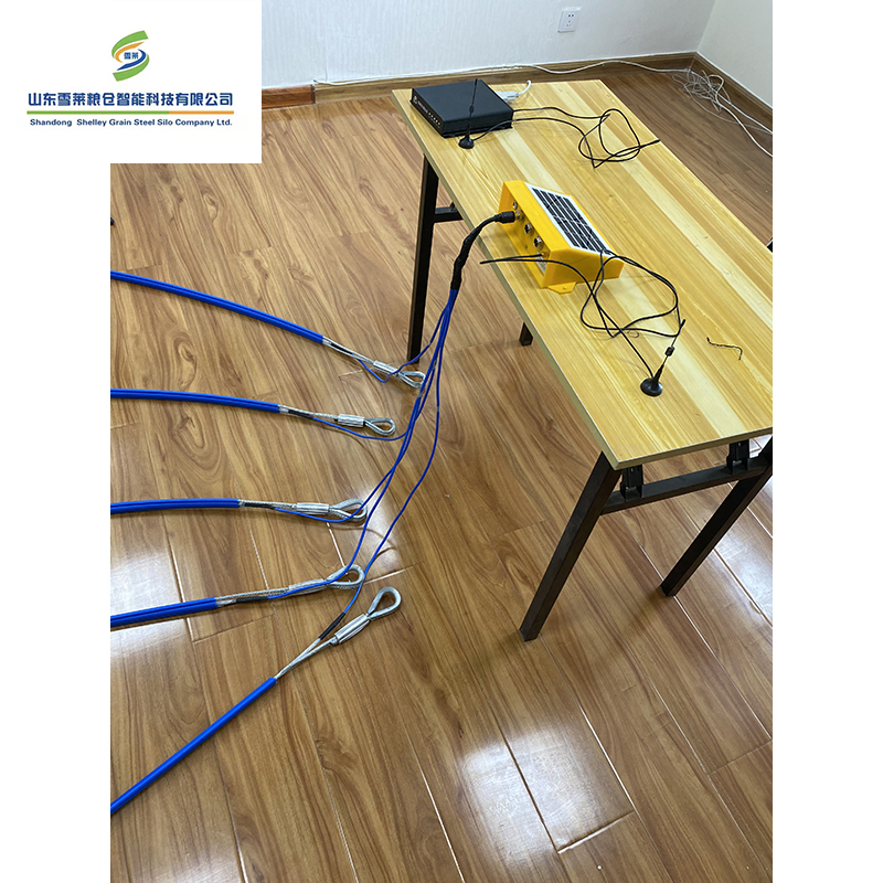Steel Grain Silo Used Humidity and Temperature Monitoring Cables System