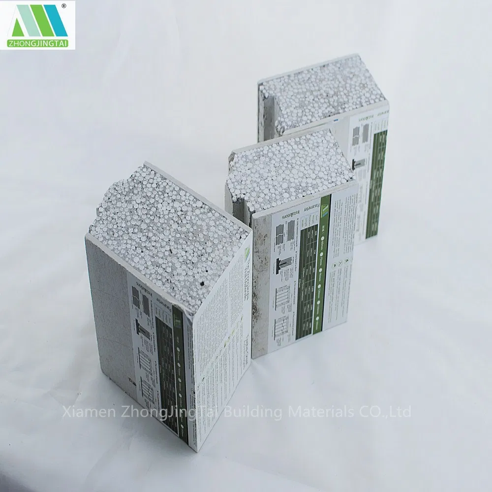 Fire-Rated Buildings-Lightweight Fire Resistant EPS Nonmetal Sandwich Composite Wall Panel