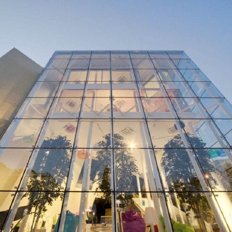 Spider Standard High Quality Thermal Break Aluminium Triple Glass Curtain Wall System