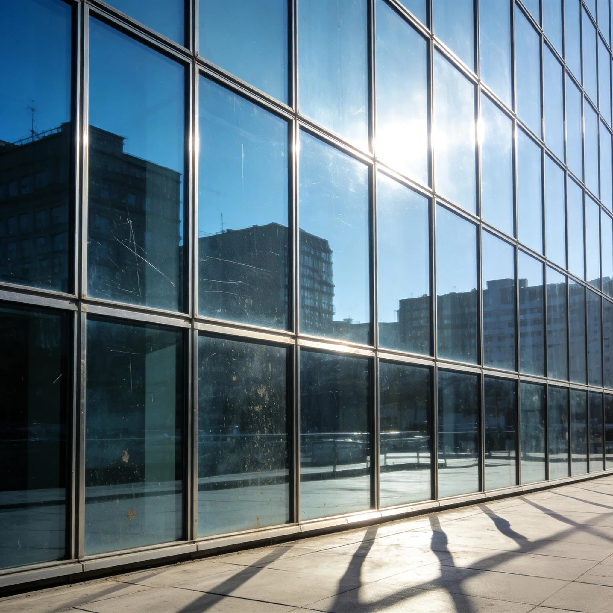 Premium Glass Curtain Wall System with Semi-Hidden Frame Options