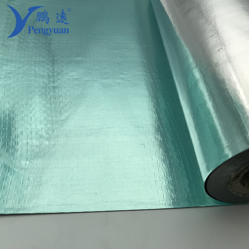 Roof Sarking Aluminum Foil Woven Fabric Heat Thermal Insulation Building Material