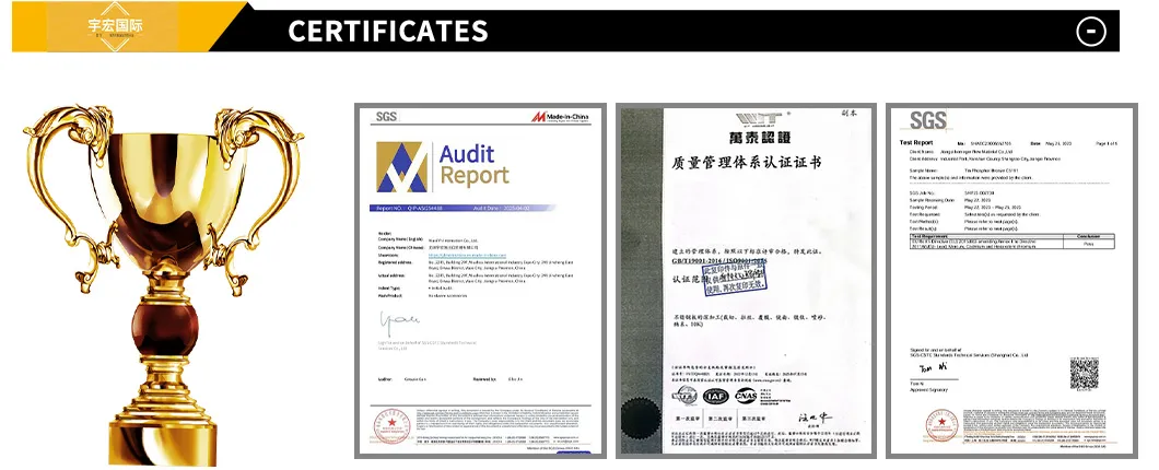 Quality Certifications