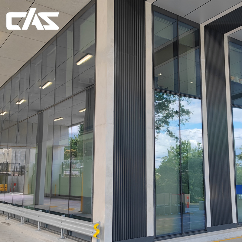 High-Performance Fire Resistant Tempered Glass Curtain Wall System