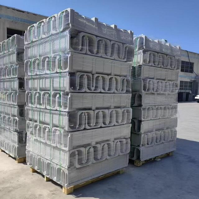 Durable Polymer U-Shaped Water Channels for Efficient Drainage