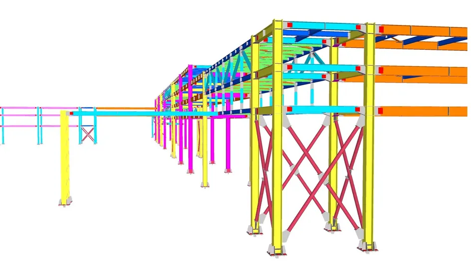 Industrial Plant Frame