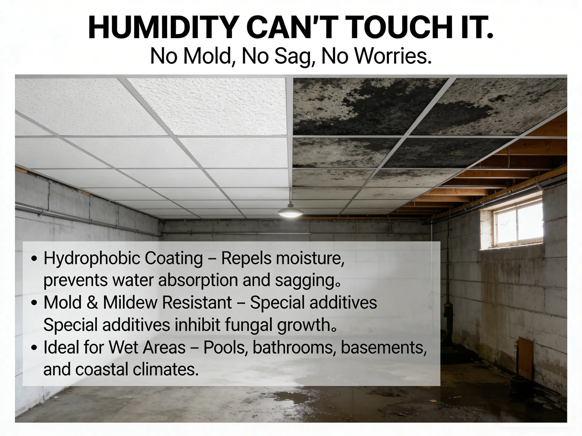 Mineral Wool Ceiling Banner