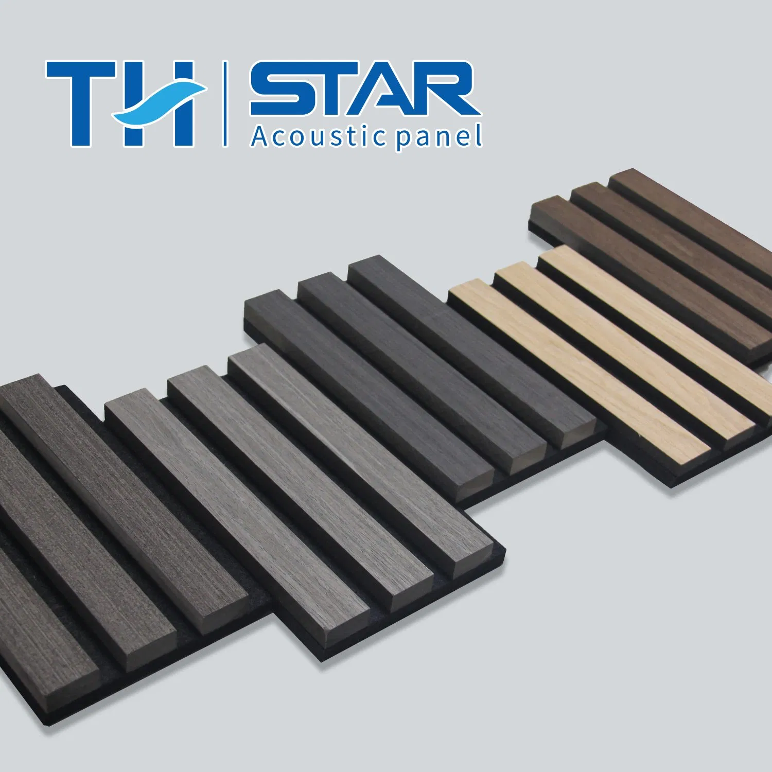 Slat Wood Acoustic Panel 2022 Newest Design Reduce Noise Pollution Eco-Friendly Sound Insulation Building Material