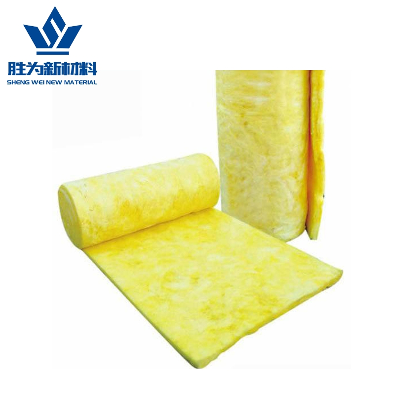 OEM Polypropylene Glass Wool Insulation Roll Fireproof Moistureproof Heat and Sound Insulation Roof Partition Building Materials