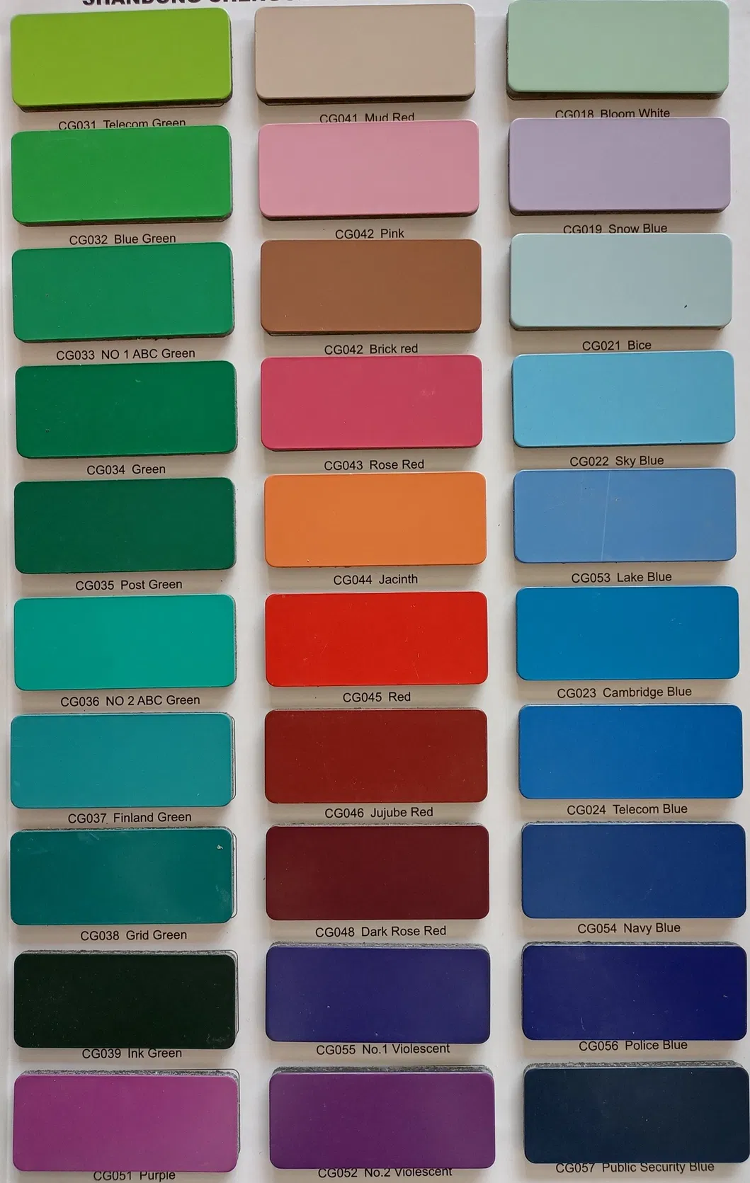 ACP Color Chart 2