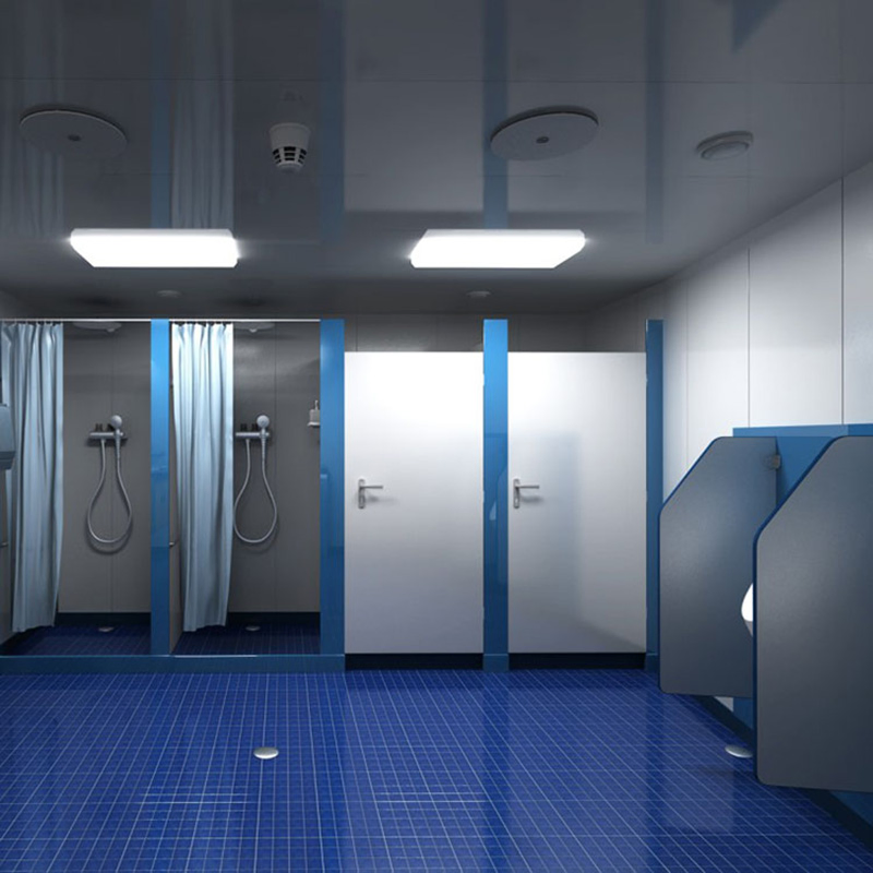 HPL Toilet Partition Cubicles Public Sanitary System Bathroom