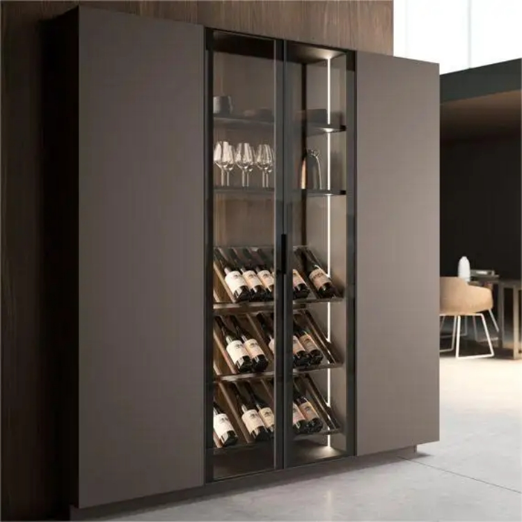 Elegant Wine Storage Solution with Climate Control Technology