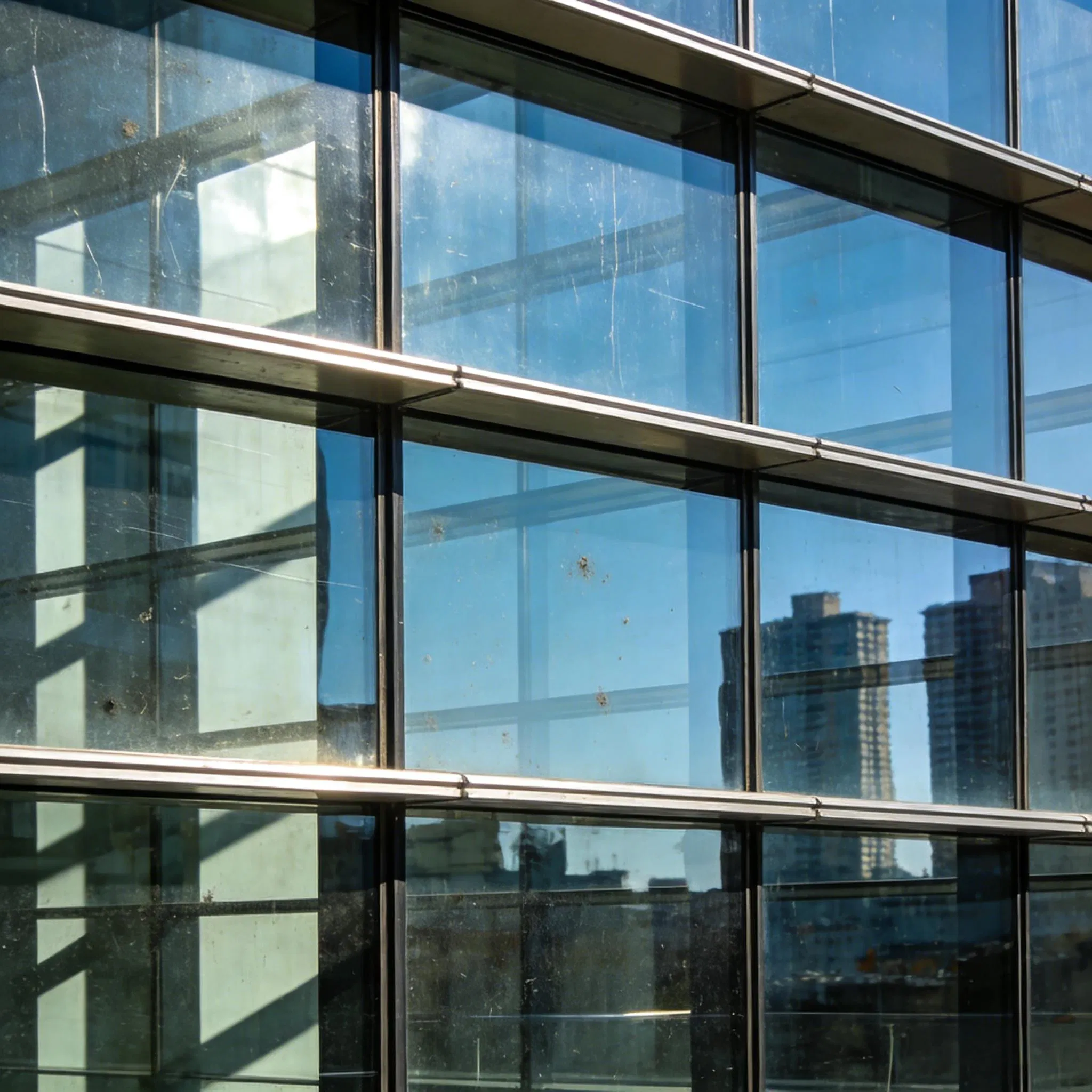 Premium Glass Curtain Wall System with Semi-Hidden Frame Options