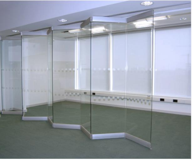 Auto Slide Door System Auto Slide and Fold Door Movable Glass Wall System