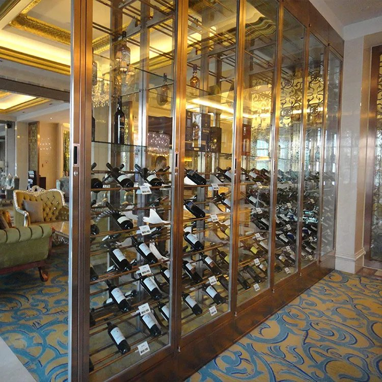 Elegant Wine Storage Solution with Climate Control Technology