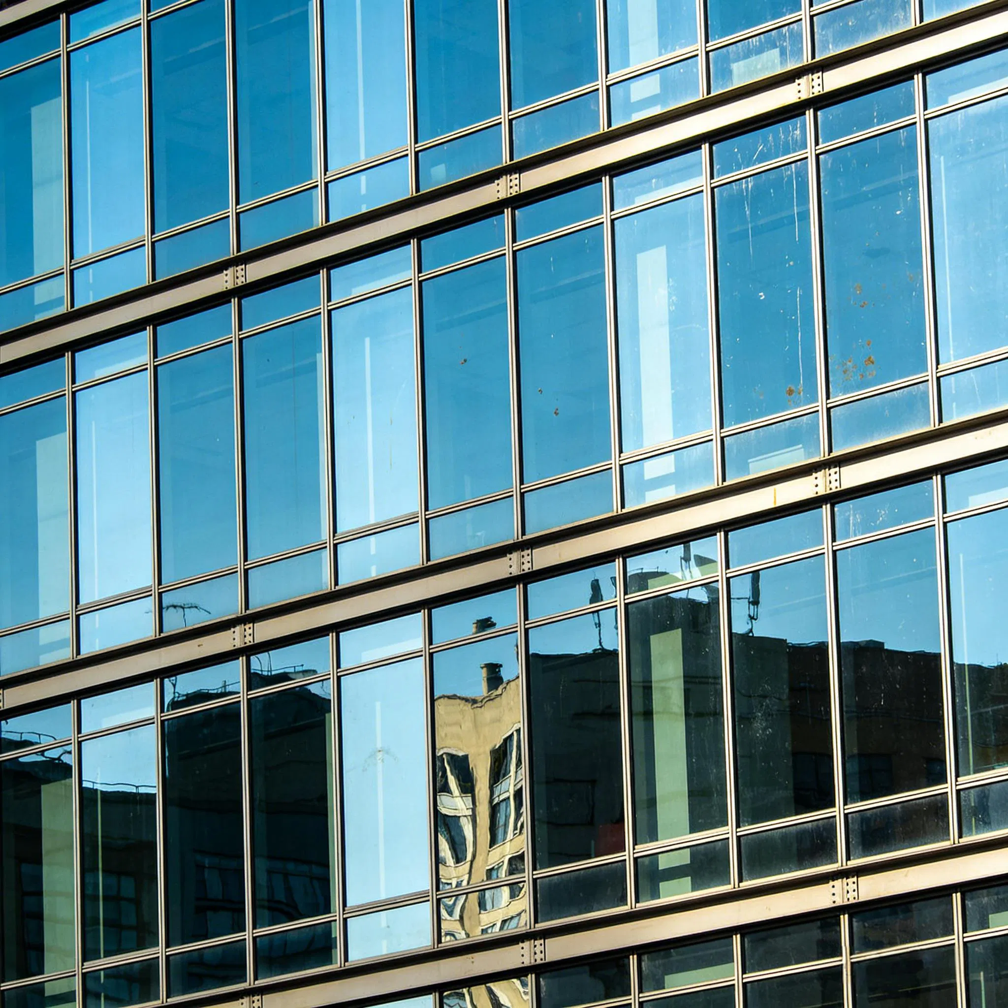 Premium Glass Curtain Wall System with Semi-Hidden Frame Options