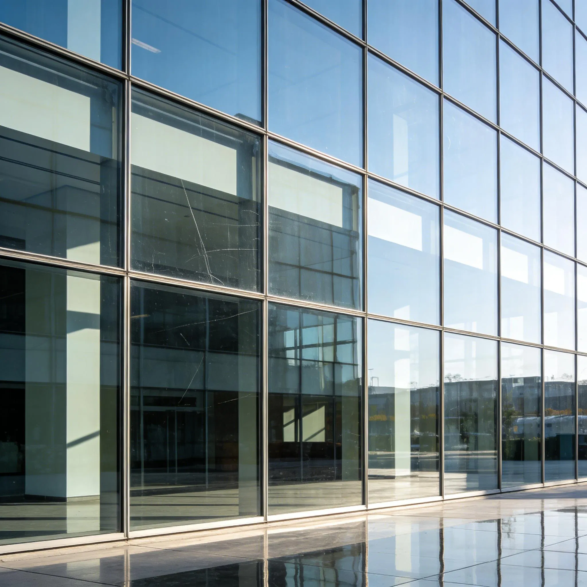 Robust Glass Curtain Wall System with Exposed Frame Aluminum Alloy