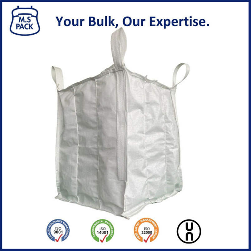 1000kg 1500kg 2000kg Industrial Big Bag Bulk Bag FIBC Baffle Jumbo Bag for Sand Cement Building Construction Fertilizer