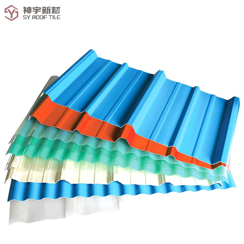 Quick Installation Building Material Factory Severe Weather Resistant PVC Roof Tile