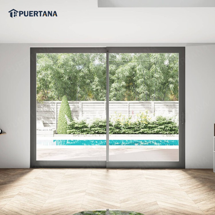 Exterior Aluminum Balcony Luxury Aluminium Multi Sliding Stacking Patio Door System