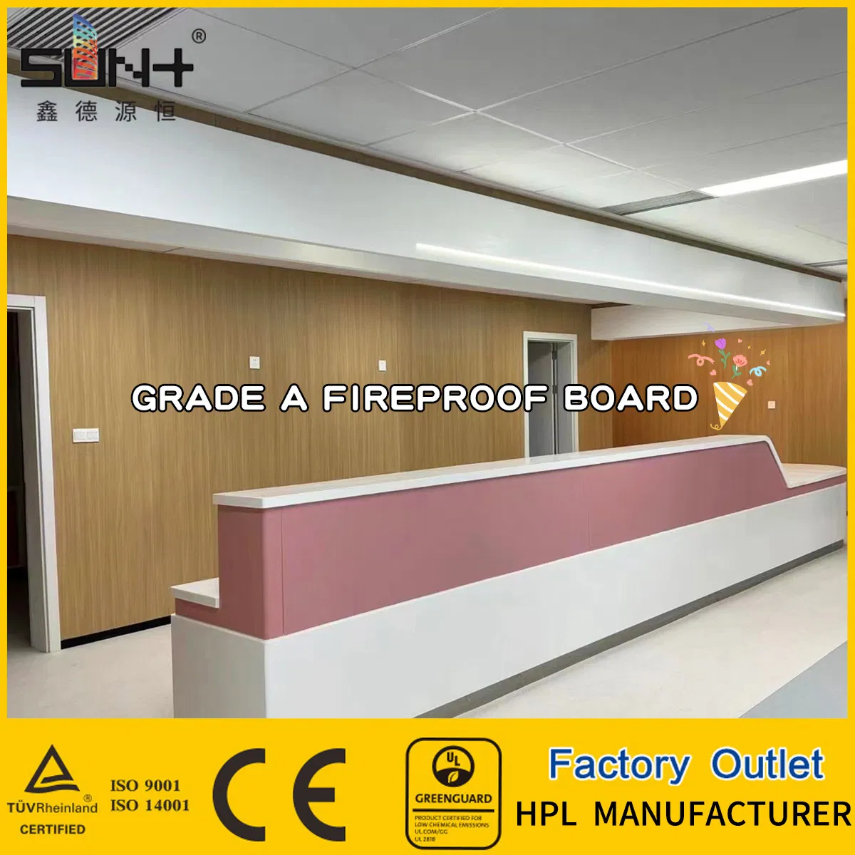 Sound Absorption and Sound Insulation Grade a Fireproof Board Environment-Friendly New Building Material