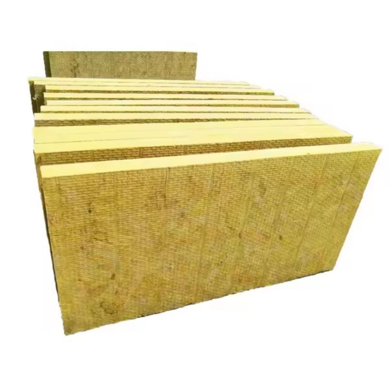Wholesale Customized Modern Square Rock Wool Board Felt Thermal Sound Insulation Building Materials Heat Insulation Materials