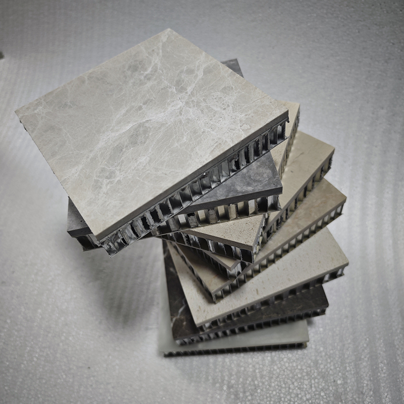 Thermal Insulation Lightweight Innovative Versatile Building Facades Composite Stone Honeycomb Panel