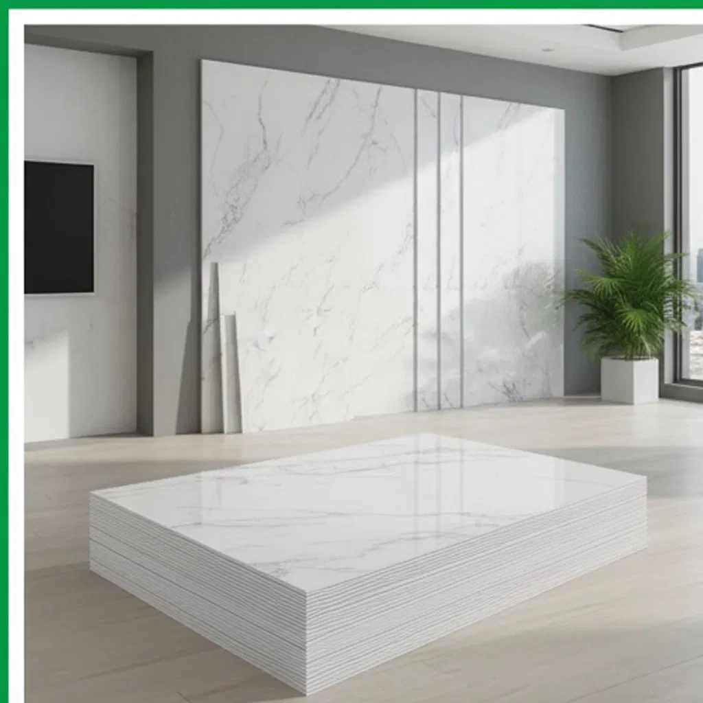China Decoration Panels High Quality PVC UV Marble Sheet/PVC Marble Building Material