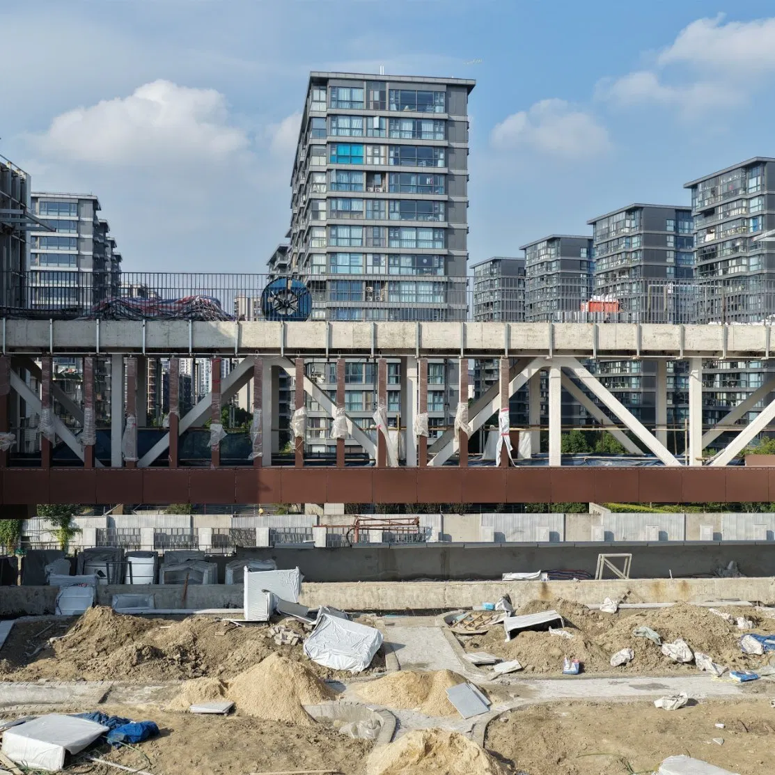 Sustainable China New Modern Wholesale Construction Building Material of Steel Structure Corridor Joining Airport Terminals