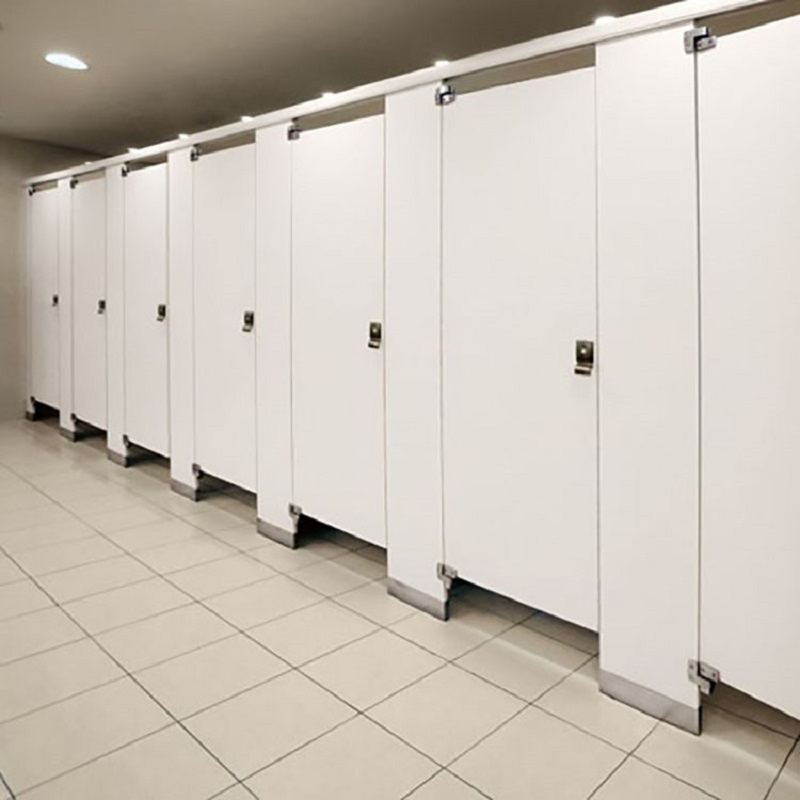 Manufacturer HPL Toilet Partition Cubicle High Popularity Sanitary Divider System