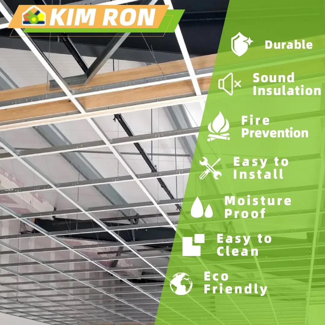 Chinese Low Price Wholesale Suspended Ceiling T-Shaped Grid Flat T-Shaped Grid Keel Ceiling Grille Accessories Widened Metal Steel T Grid System Manufacturer