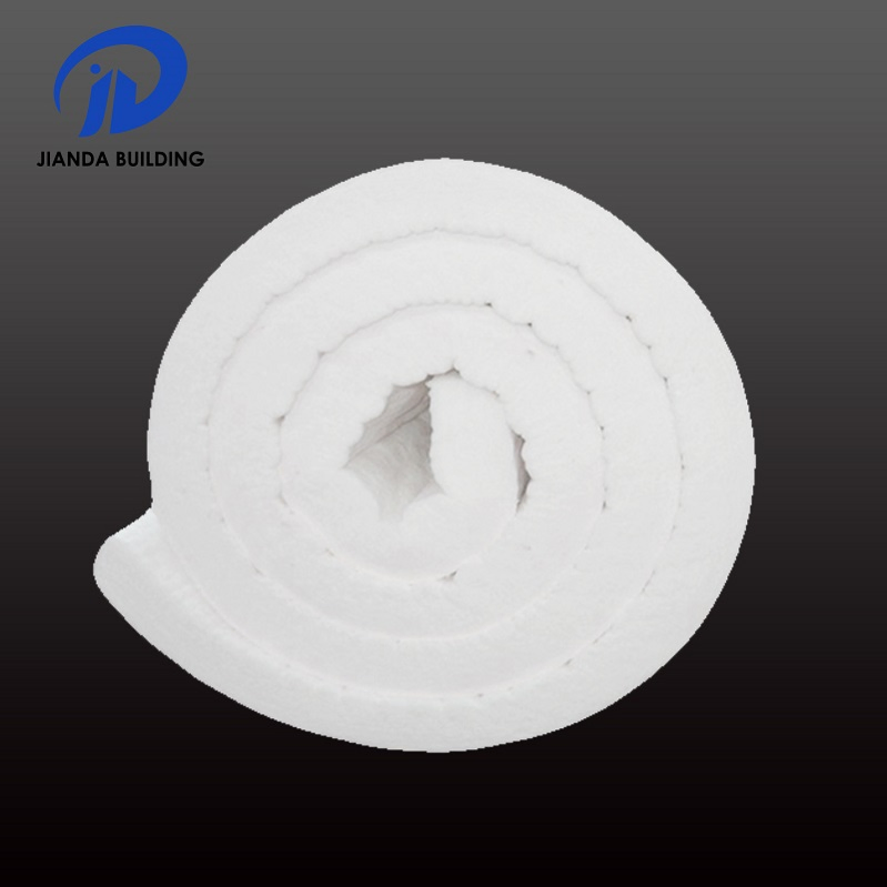 Jianda Thermal Insulation 1260 Ceramic Fiber Blanket Refractory Material for Industrial Kiln Wall Lining Backing (JDTX-BZ-02)