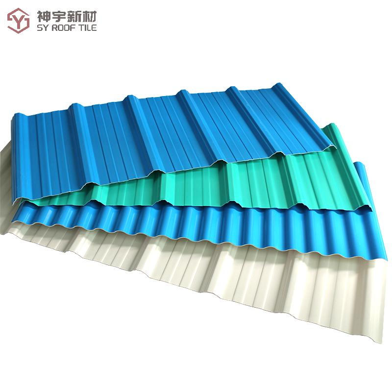 Quick Installation Building Material Factory Severe Weather Resistant PVC Roof Tile