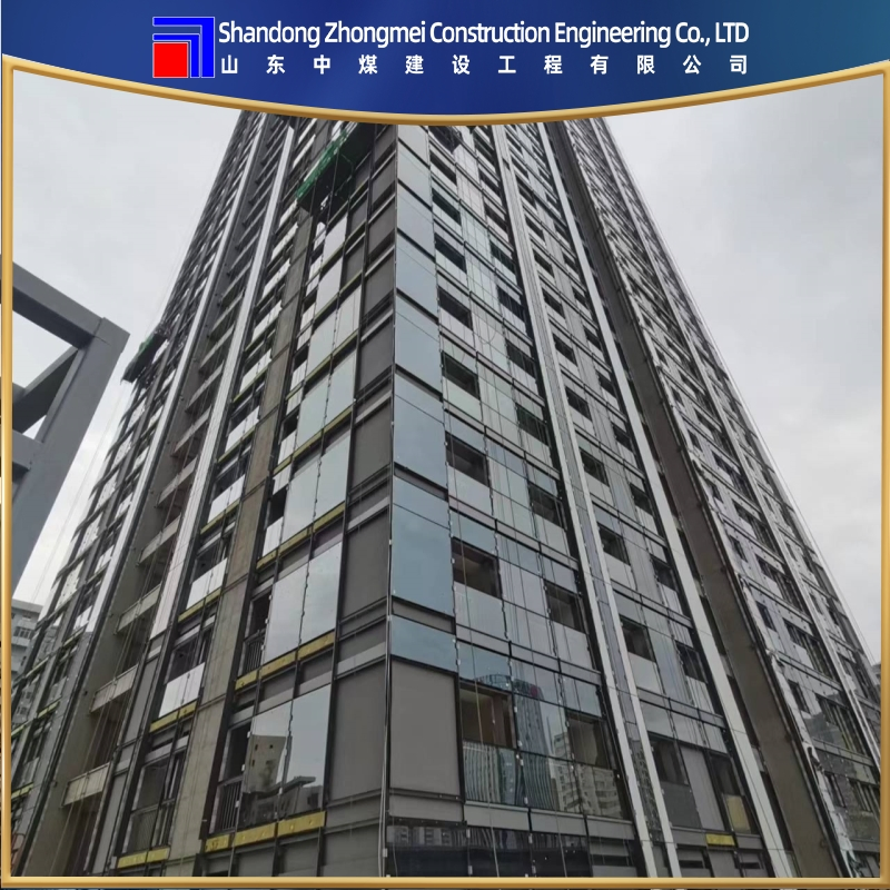Premium Fireproof Aluminum Composite Panel Curtain Wall System