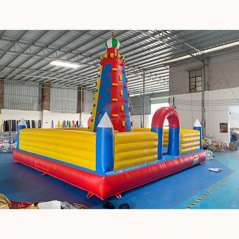 Durable PVC Inflatable Climbing Mountain Tower Rock Climbing Wall