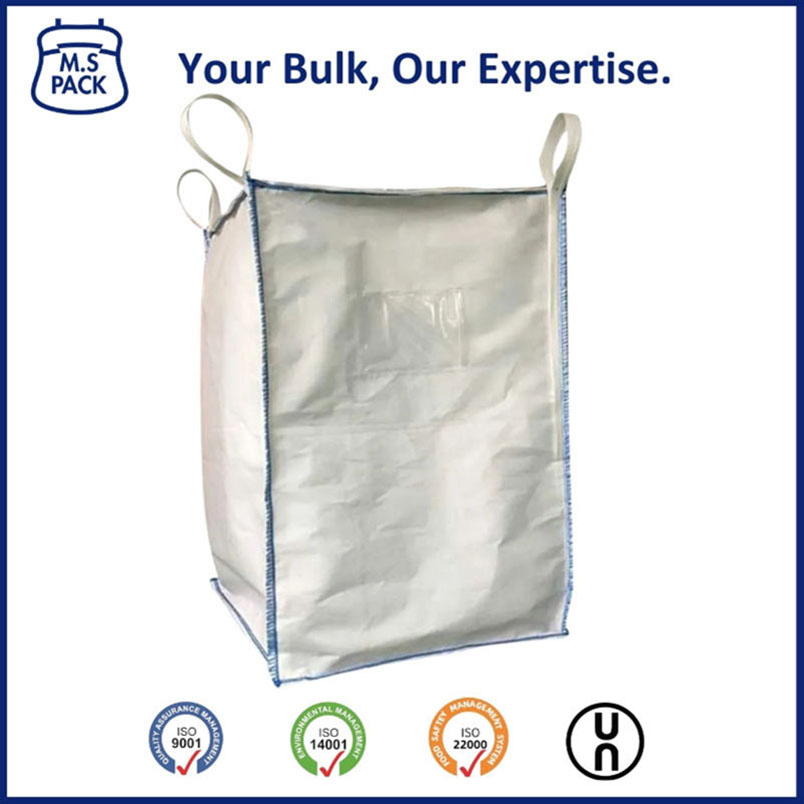 1000kg 1500kg 2000kg Industrial Big Bag Bulk Bag FIBC Baffle Jumbo Bag for Sand Cement Building Construction Fertilizer