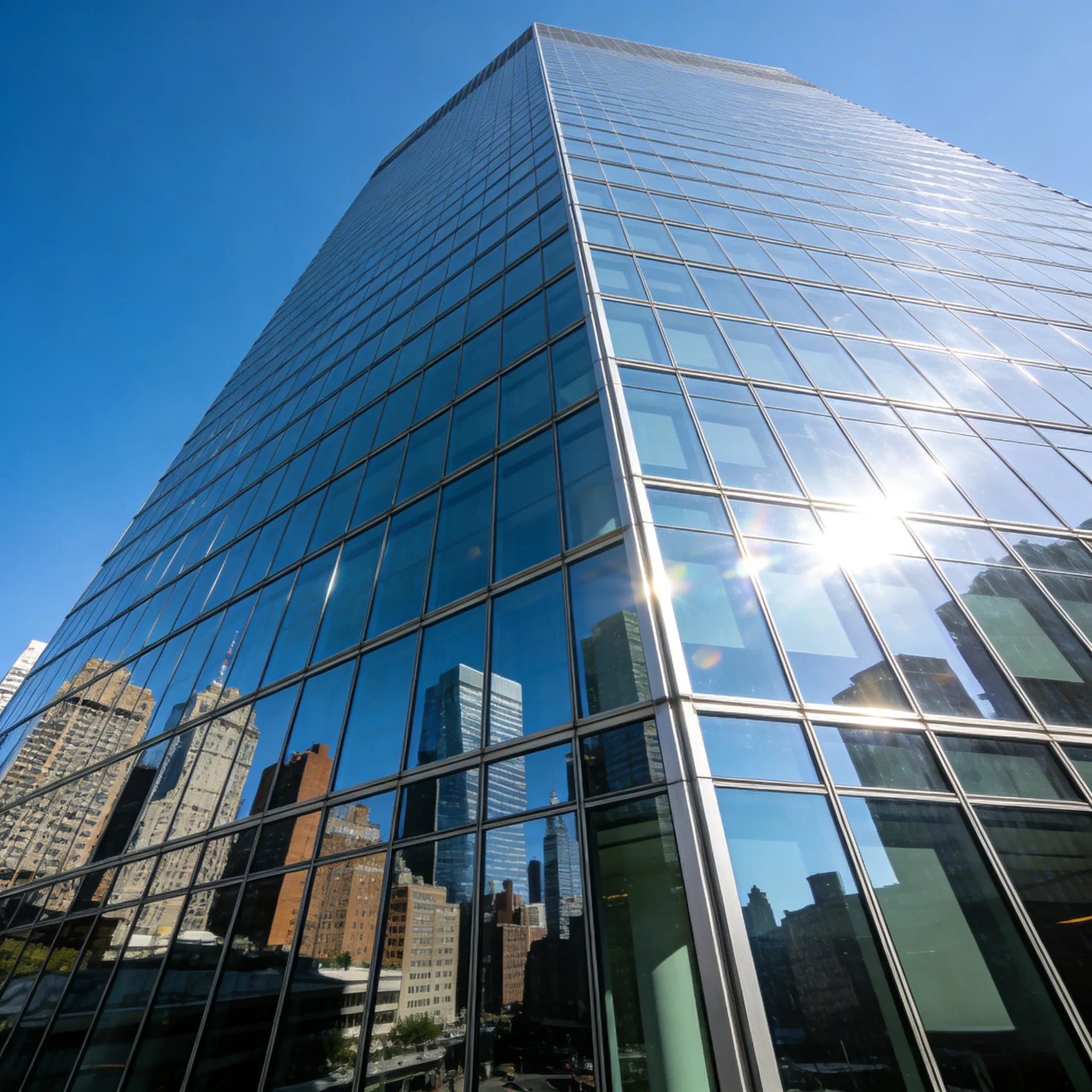 Versatile Glass Curtain Wall System with Hidden Frame for Any Building