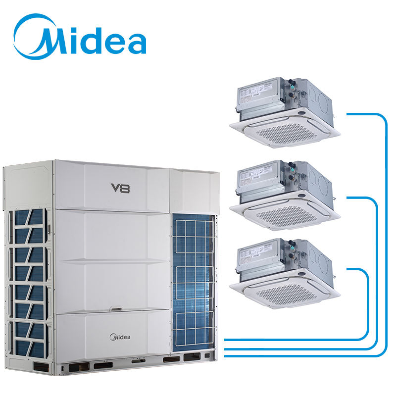 Energy Efficient Midea Vrf Air Conditioner Manufacturer Indoor Outdoor Indutrial Ductless Building Material HVAC System