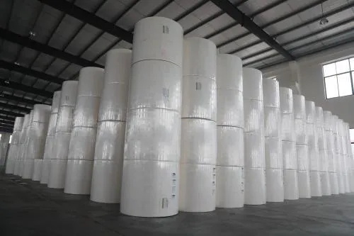 Yarn reinforced polyester mat