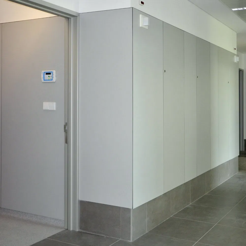 Easy to Clean Debo 8mm Hygienic Phenolic HPL Hospital Wall Paneling System Interior Solution