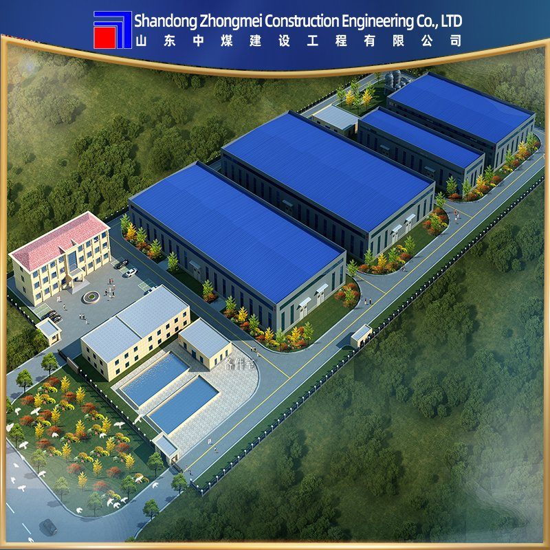 Reliable Steel Construction Designed for Commercial and Residential Projects Building Material Warehouse