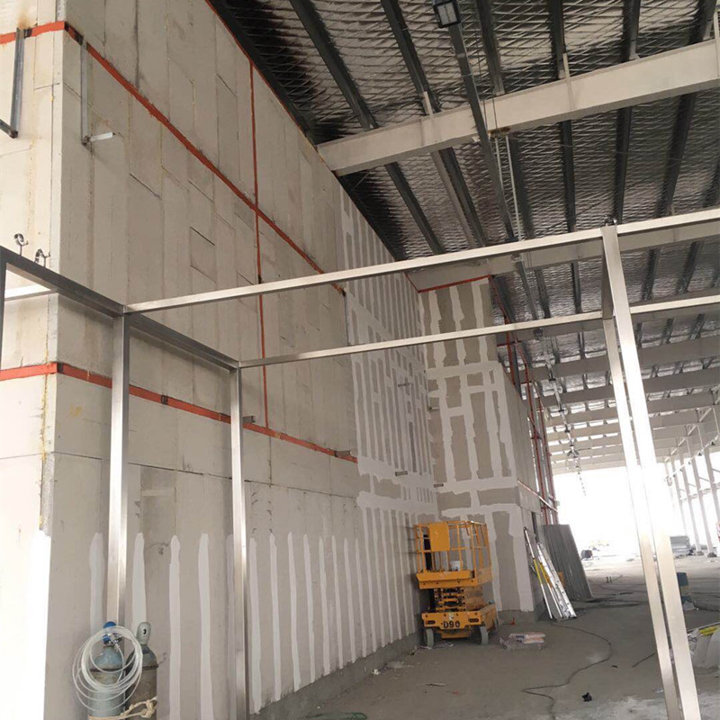Heat Transfer Anti-Impact Steel Structure Outside Wall System for Warehouse Commercial Building