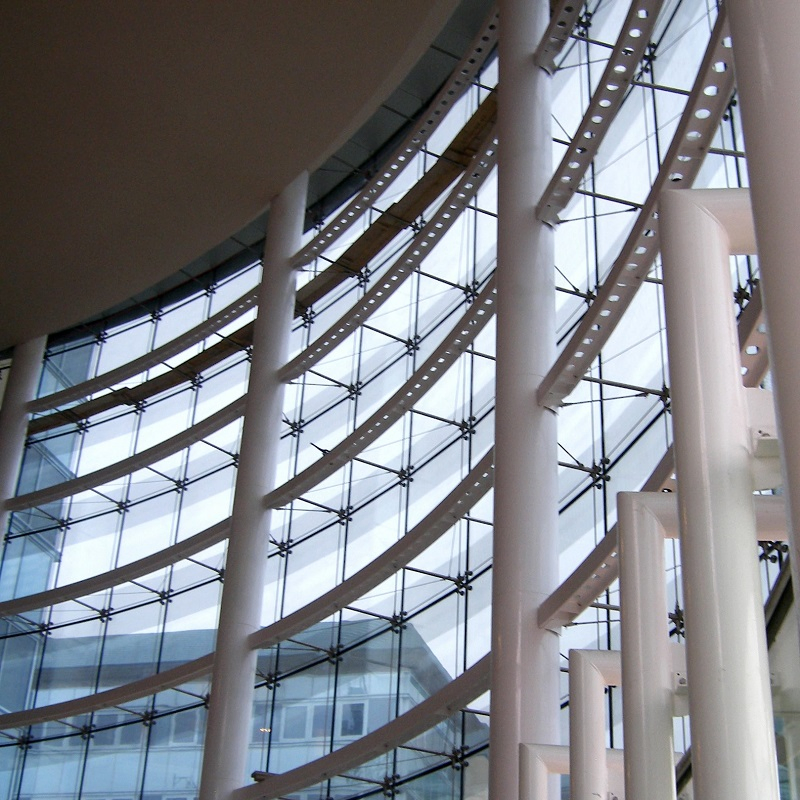 Spider Standard High Quality Thermal Break Aluminium Triple Glass Curtain Wall System