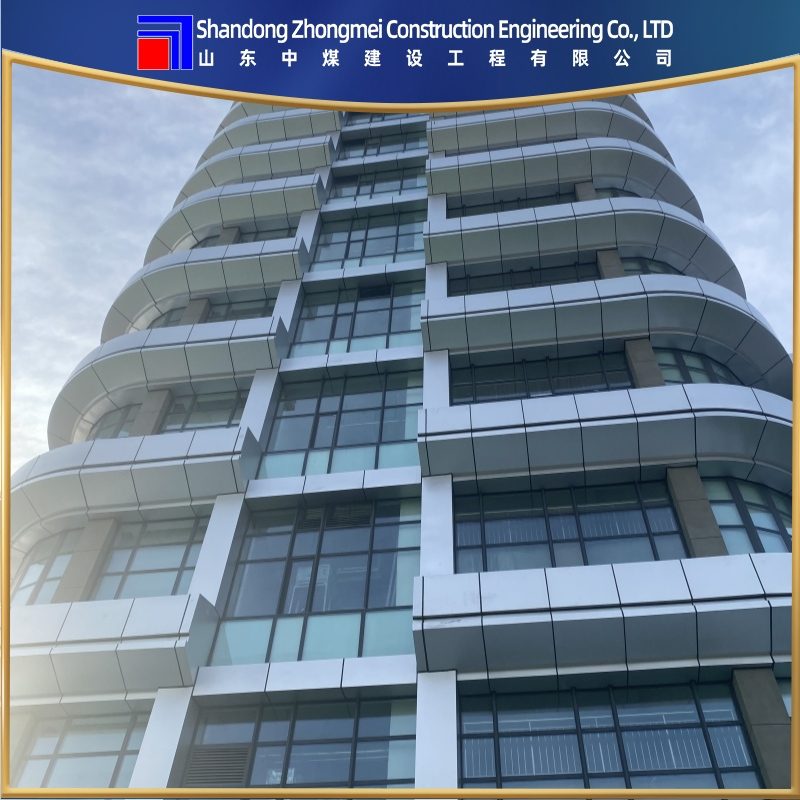 Premium Fireproof Aluminum Composite Panel Curtain Wall System