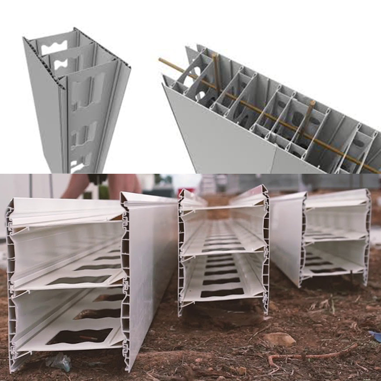 PVC Permanent Formwork System with UC-Resistance for Strong Structures