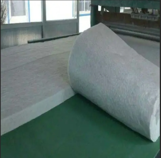 Factory Price 1260 Degree Refractory Alumina Silicate Needle Ceramic Fiber Insulation Blanket Thermal Insulation Material