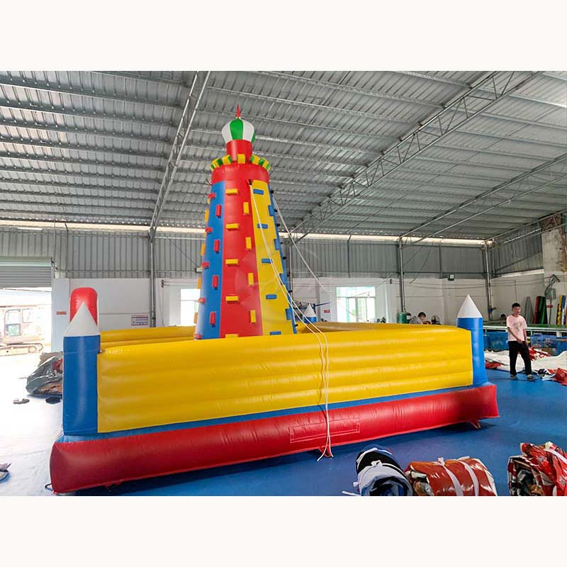 Durable PVC Inflatable Climbing Mountain Tower Rock Climbing Wall