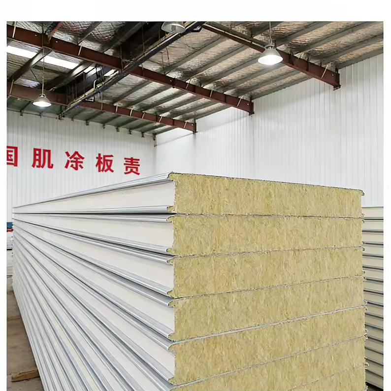Tongue Groove Steel Sandwich Panel Connection System for Cold Storage Clean Room Medical Facility Workshop Hotel